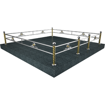 Ограда из нержавеющей стали  ОН 23