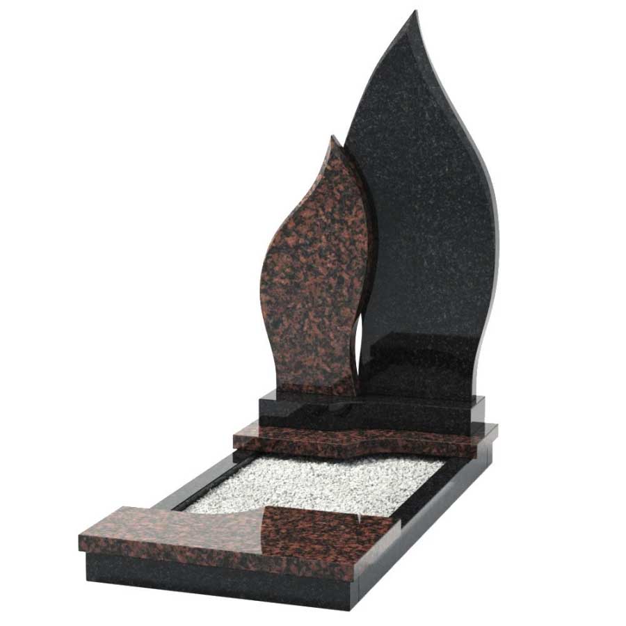 Комбинированный памятник из гранита